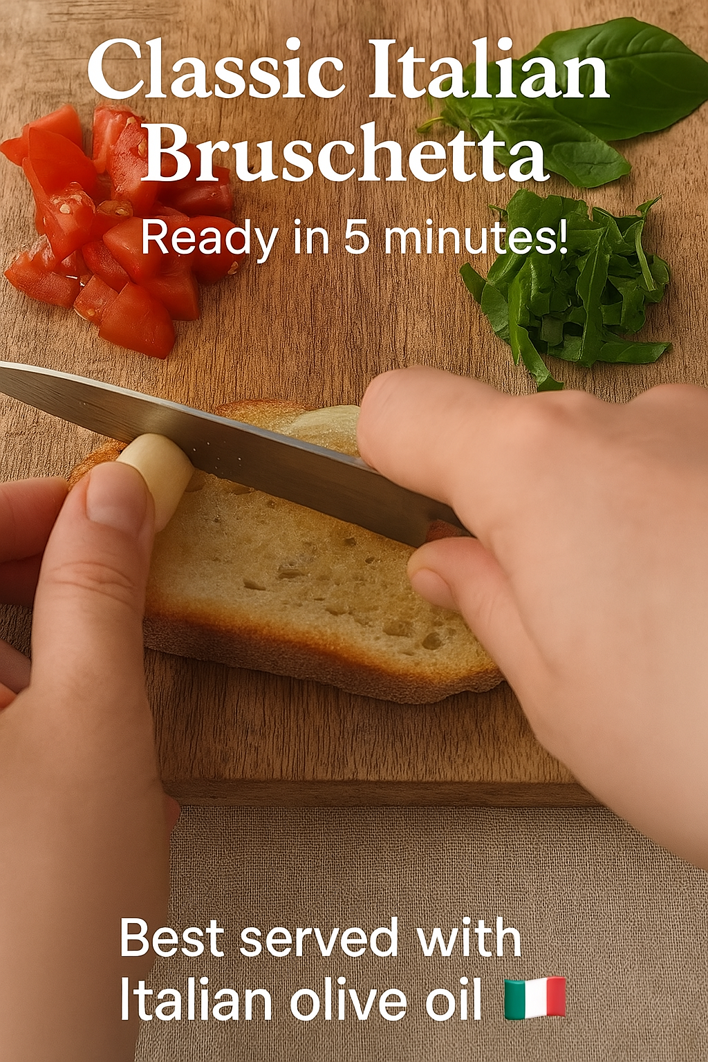 🍞 Recipe: Classic Italian Bruschetta