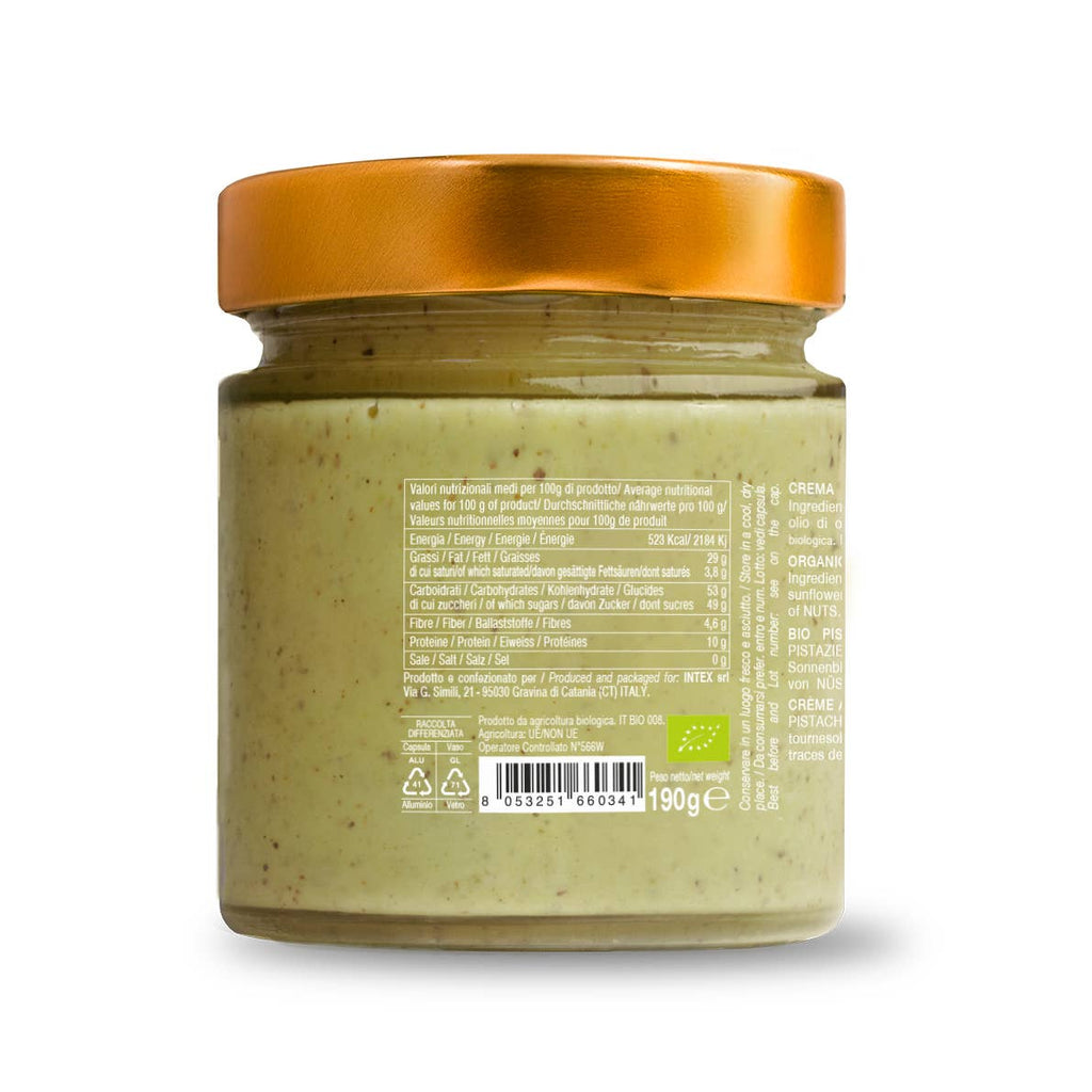Organic Pistachio Sweet Spreading Cream