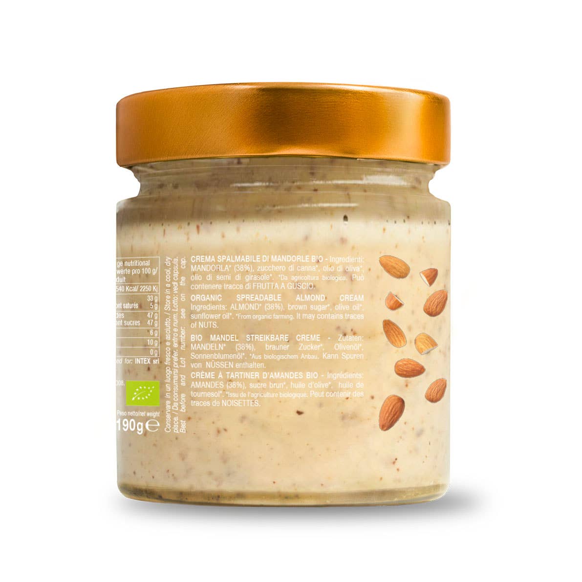 Organic Almond Sweet Spreading Cream
