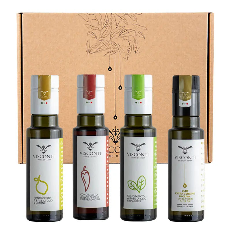 Gift Box Extra Virgin Olive Oil 4 x 100 ml ITAALIA MAJA