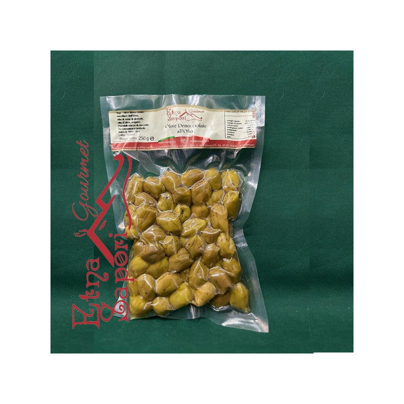 Pitted Olives in Oil